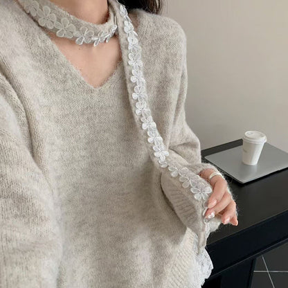 Women's Knit Sweater & Skirt 2-Piece Set