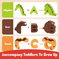 🎁Best Gift -49%OFF🎨26-Piece Wooden Letter & Animal Matching Toy