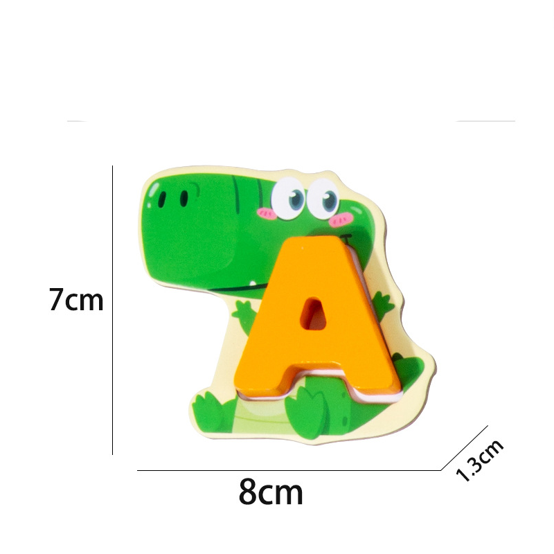 🎁Best Gift -49%OFF🎨26-Piece Wooden Letter & Animal Matching Toy