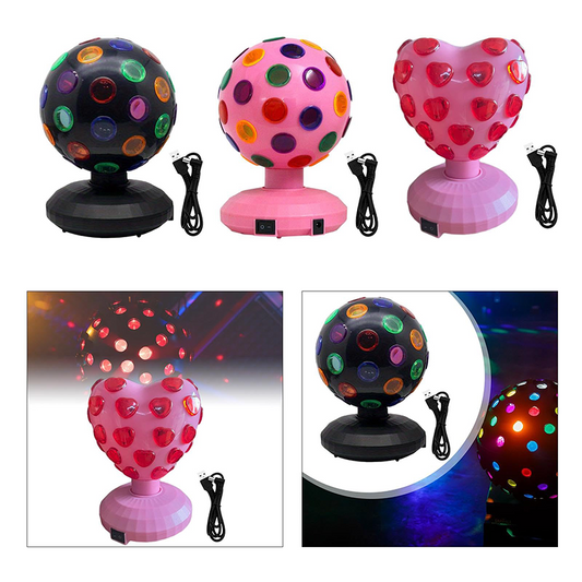 Portable RGB LED Disco Ball Lamp