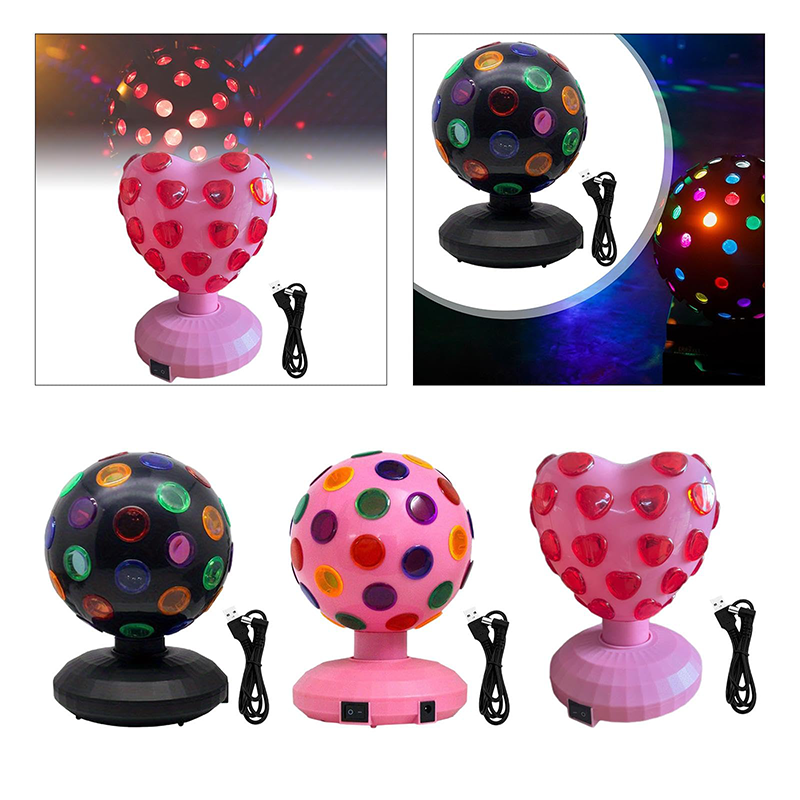 Portable RGB LED Disco Ball Lamp
