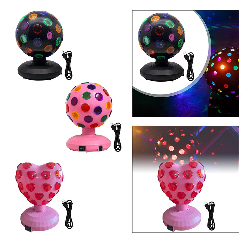 Portable RGB LED Disco Ball Lamp