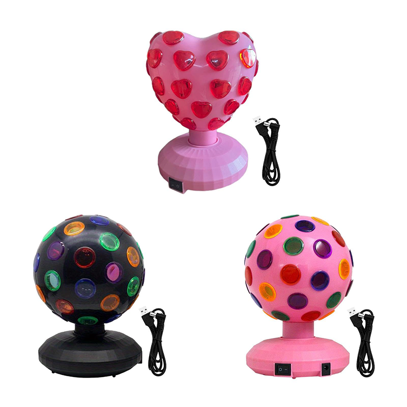 Portable RGB LED Disco Ball Lamp