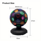 Portable RGB LED Disco Ball Lamp