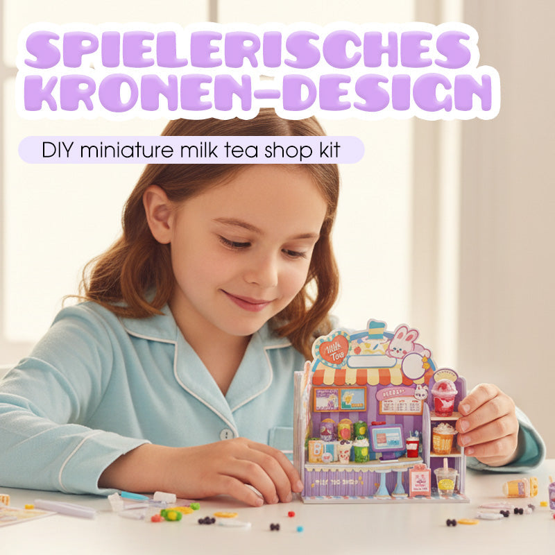 DIY Miniature Boba Shop Playset