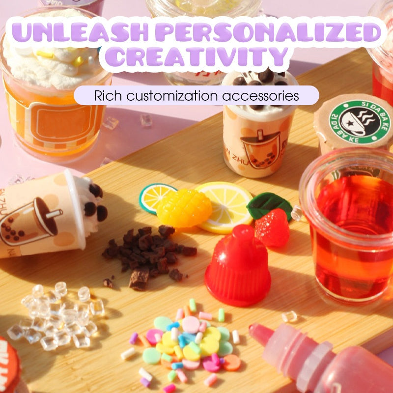 DIY Miniature Boba Shop Playset