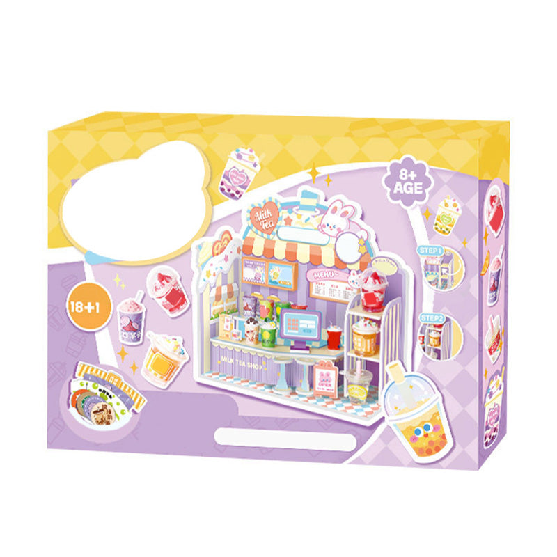 DIY Miniature Boba Shop Playset