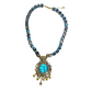 Vintage Celestial Moon & Star Beaded Necklace