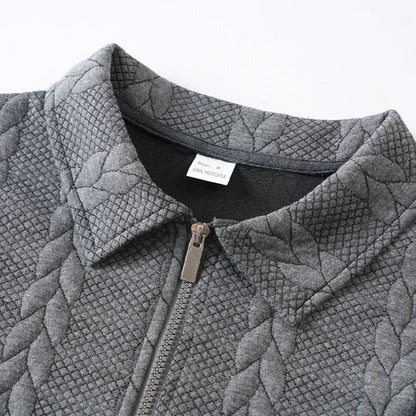 🔥New Arrivals Offer🔥—Men's Casual Half-Zip Cable-Knit Sweater