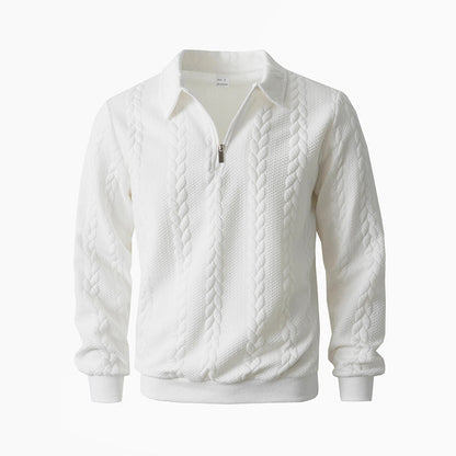 🔥New Arrivals Offer🔥—Men's Casual Half-Zip Cable-Knit Sweater