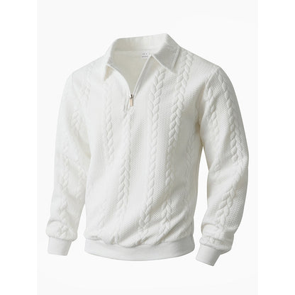 🔥New Arrivals Offer🔥—Men's Casual Half-Zip Cable-Knit Sweater