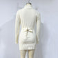 Women's Ribbed Knit Bodycon Sweater Dress