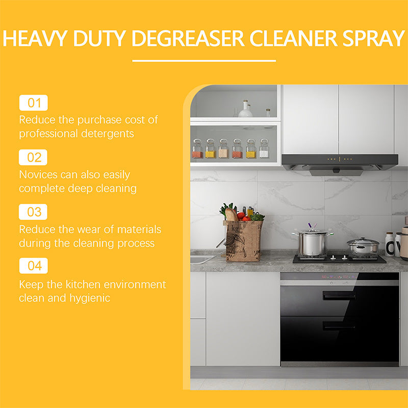 🔥Grease Buster🔥Powerful Degreaser Cleaning Spray for Kitchen