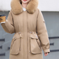 Women's Warm Coat with Detachable Liner & Faux Fur Hood