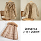 Women's Warm Coat with Detachable Liner & Faux Fur Hood