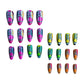 Stylish Printed Press-On Nails 24-Piece Set