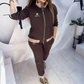 Women's Plush-Lined Slim-Fit Tracksuit Set