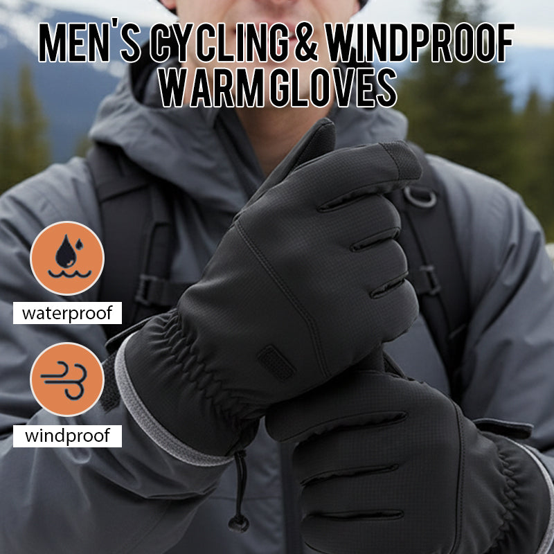Men's Cycling & Windproof Warm Gloves