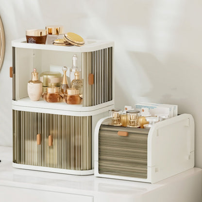 Foldable & Stackable Desktop Cosmetics Organizer