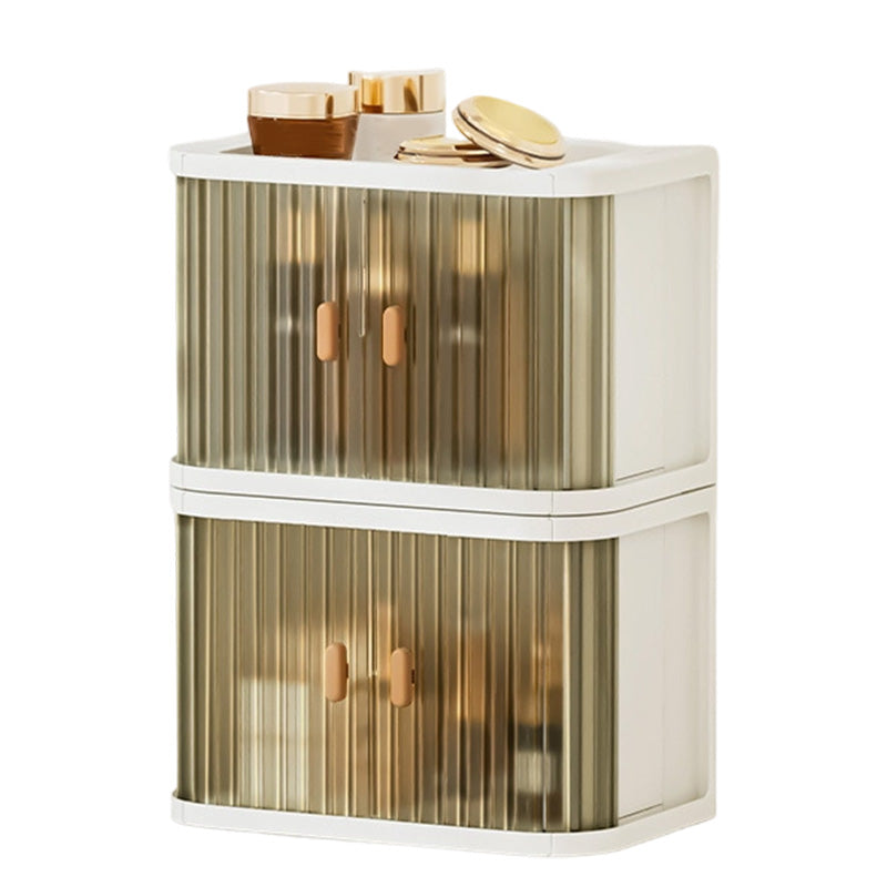 Foldable & Stackable Desktop Cosmetics Organizer