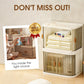 Foldable & Stackable Desktop Cosmetics Organizer