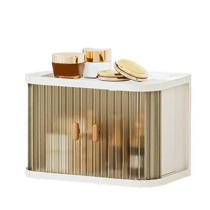 Foldable & Stackable Desktop Cosmetics Organizer