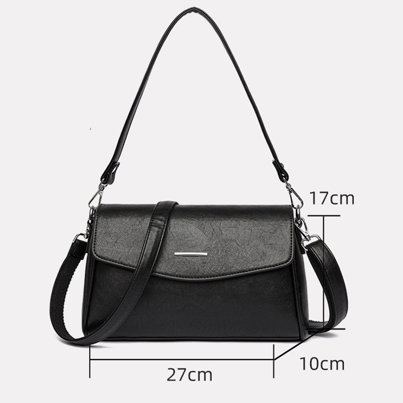 Women's Classic Crossbody Bag with Flap