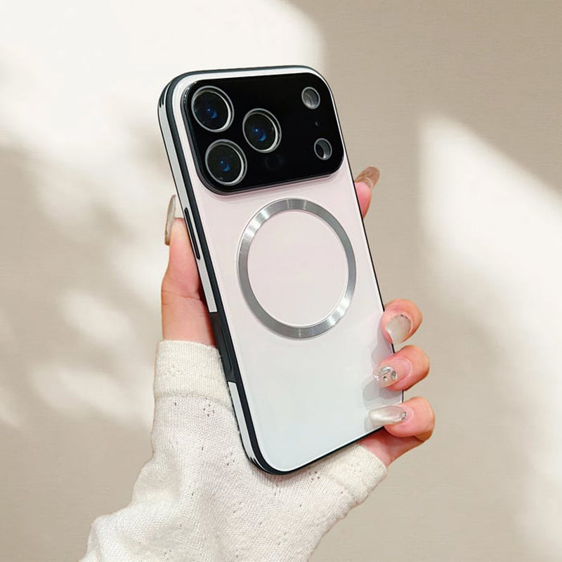 Glass-Gloss Gradient Magnetic Case for iPhone