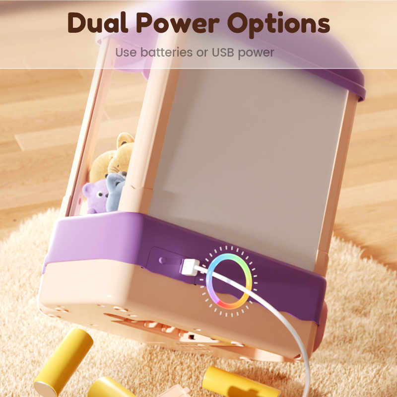 🧸 60% OFF NOW! 🎮 Adorable Animal Claw Machine – Includes Plushies & Capsule Toys, Perfect for Kids' Fun & Room Decor 🎁📦