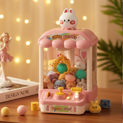 🧸 60% OFF NOW! 🎮 Adorable Animal Claw Machine – Includes Plushies & Capsule Toys, Perfect for Kids' Fun & Room Decor 🎁📦