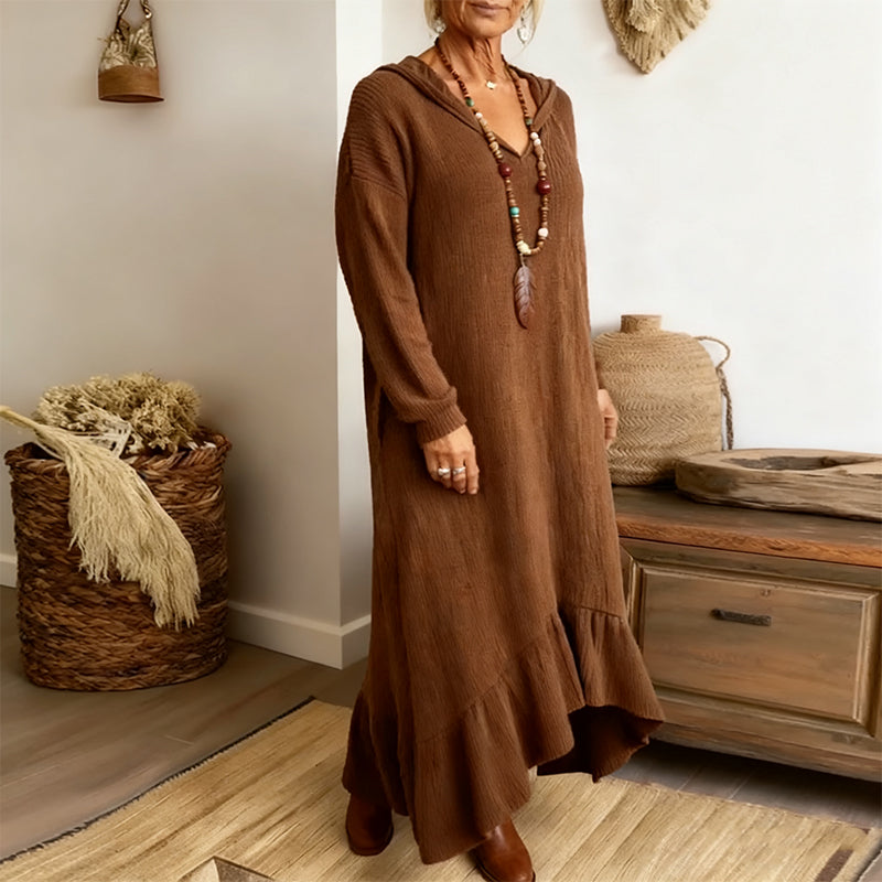 🔥New arrivals offer-Women’s Casual Hooded Knit Dress