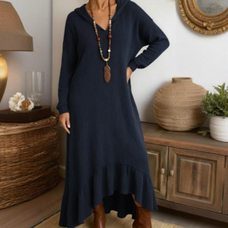 🔥New arrivals offer-Women’s Casual Hooded Knit Dress