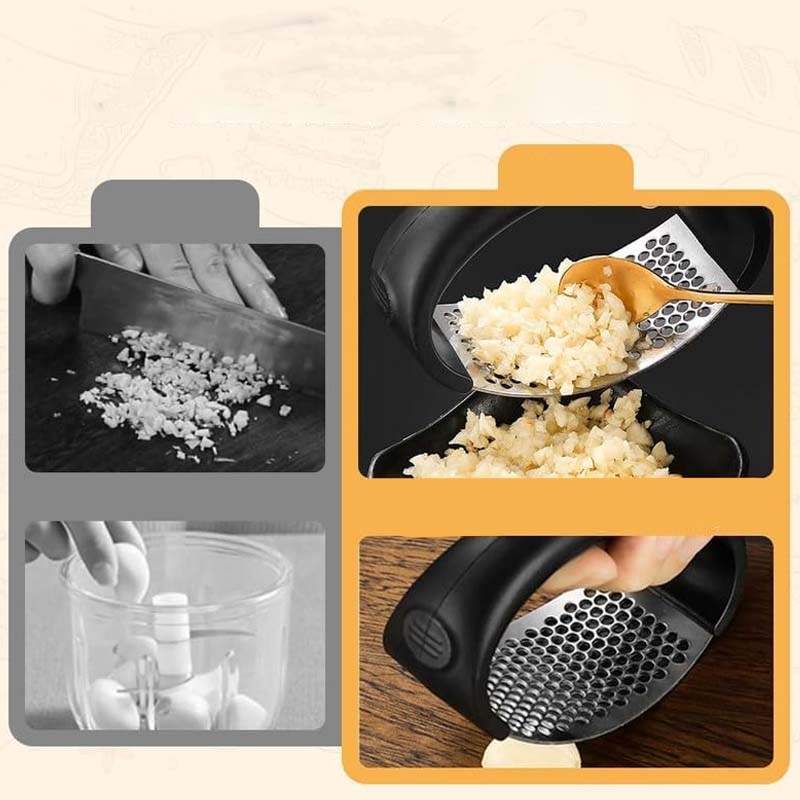 🔥Limited-time 50% Off 🧄Stainless Steel Garlic Presser⏱️ Save Time In The Kitchen