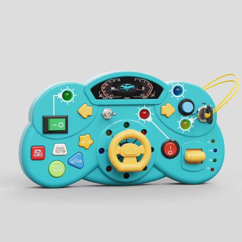 Multi-Functional Toy Steering Wheel for Kids