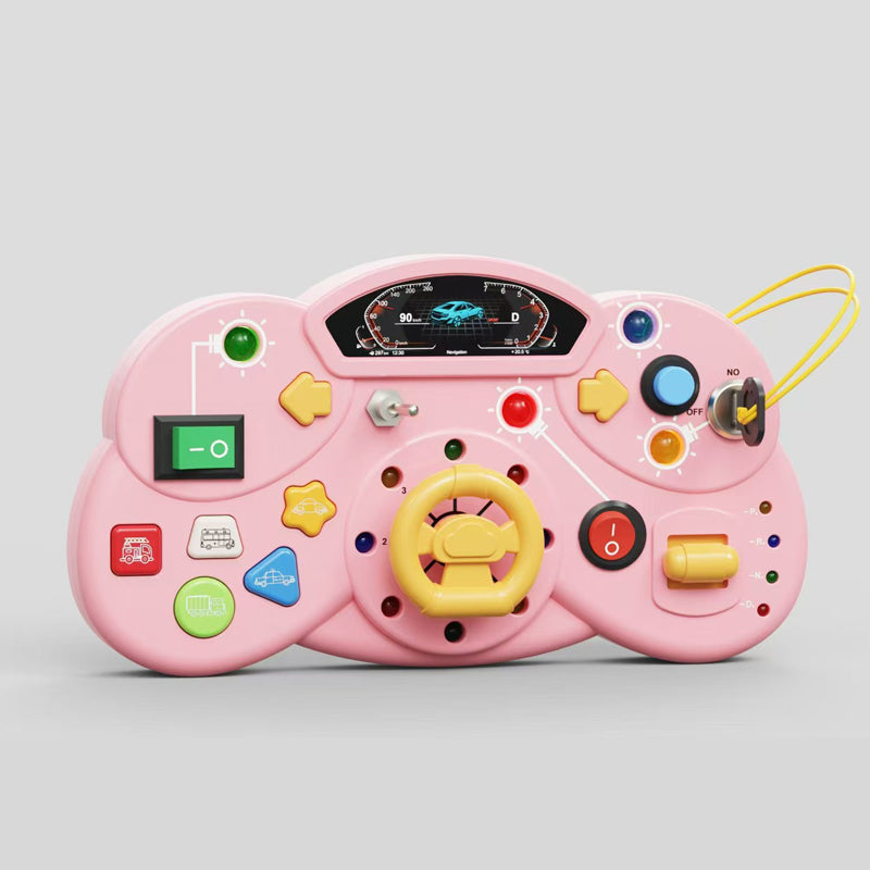 Multi-Functional Toy Steering Wheel for Kids