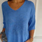 Casual Pullover Loose Knitted Top