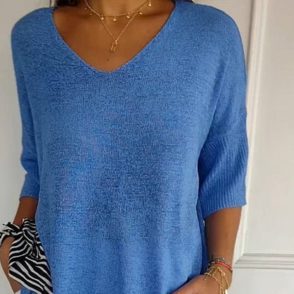 Casual Pullover Loose Knitted Top