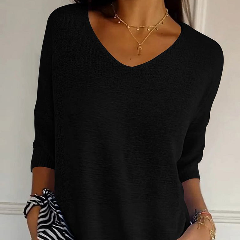 Casual Pullover Loose Knitted Top