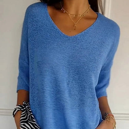 Casual Pullover Loose Knitted Top