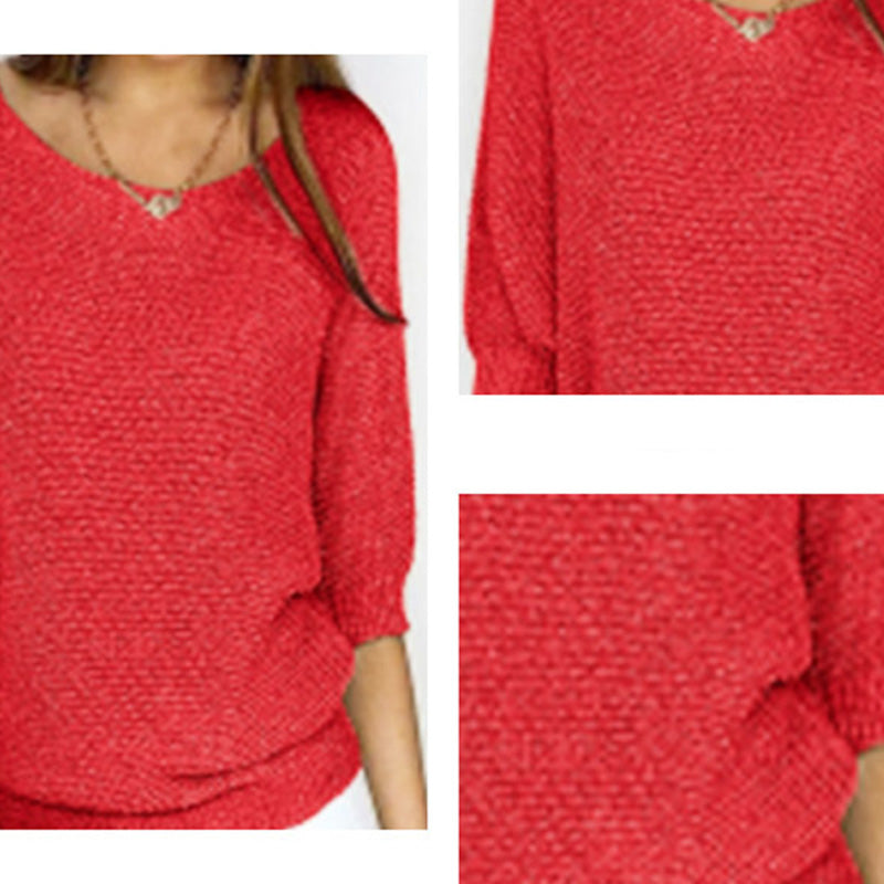 Casual Pullover Loose Knitted Top