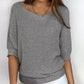 Casual Pullover Loose Knitted Top
