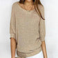 Casual Pullover Loose Knitted Top