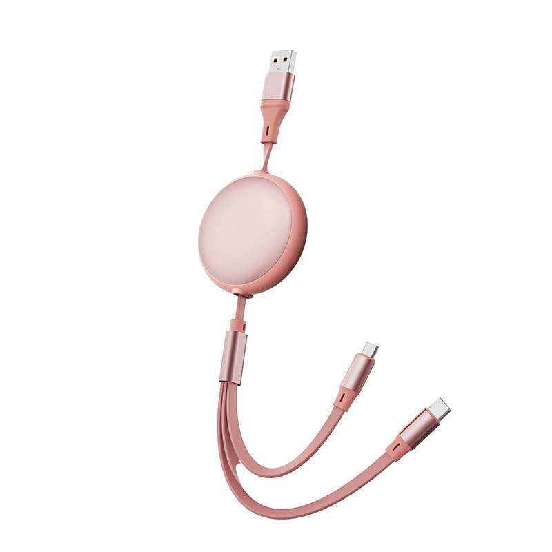 3-in-1 100W Retractable Multi Charging Cable