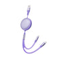 3-in-1 100W Retractable Multi Charging Cable