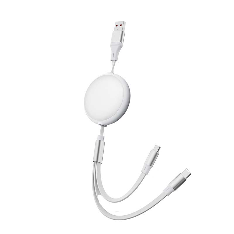 3-in-1 100W Retractable Multi Charging Cable