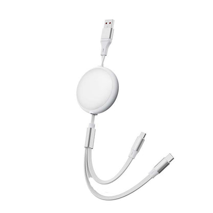 3-in-1 100W Retractable Multi Charging Cable