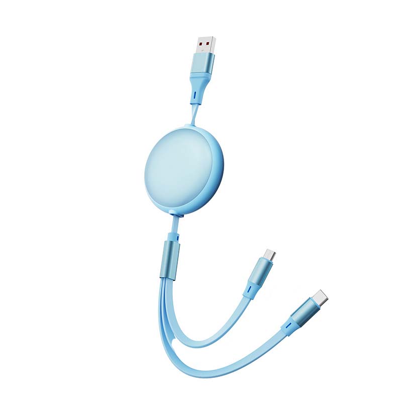 3-in-1 100W Retractable Multi Charging Cable