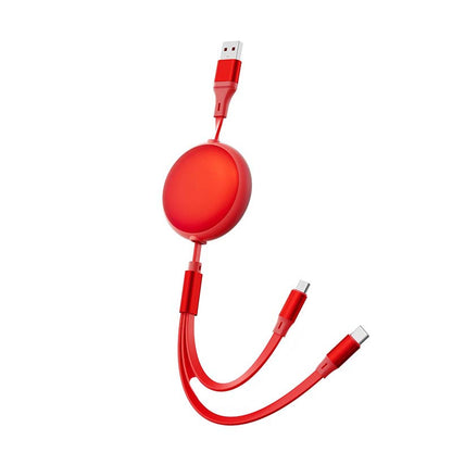 3-in-1 100W Retractable Multi Charging Cable