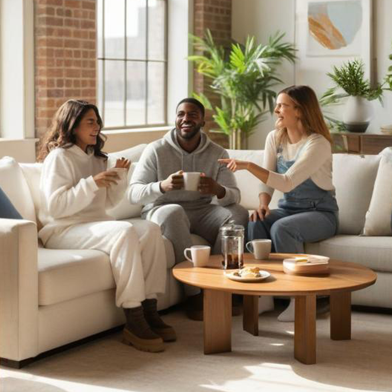 Women's Plush Hoodie and Pants Set