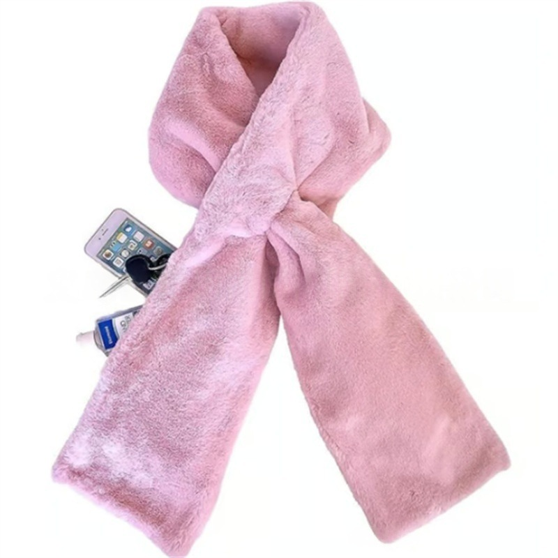 🧣🎉 Cozy Scarf with Hidden Pocket – Warm, Soft & Secure Zipper 📦 - Buy 2 Free Shipping